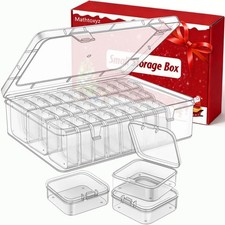 Bead Organizer Box, 30Pcs Small Beads Organizers and Storage Plastic Cases Mi...