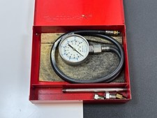 Snap On Tools Usa Vacuum Fuel Pump Tester Pressure Gauge In Kra-128 Metal Box