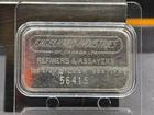Older Engelhard Industries 1 oz .999 Silver Bar With 5 Digit Serial Number 56415