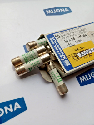FERRAZ SHAWMUT F214618J 16535 cartridges fuses 10X38 aM s i 16A 500V PRICE FOR10