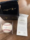 Reggie Jackson Signed Autographed Baseball includes Display, Box, Pouch and COA