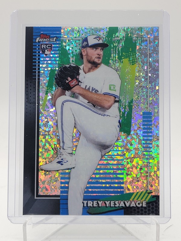TREY YESAVAGE 2026 TOPPS FINEST COMMON ROOKIE MINI DIAMOND #96 BLUE JAYS Q3967