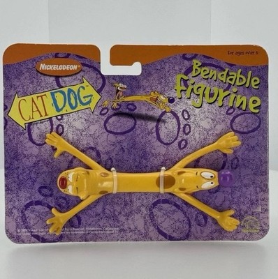 1999 Nickelodeon CatDog Bendable Figurine New In Package Viacom Vintage Toy 90s