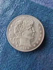 1913-S U.S.  America Barber Fifty 50 Cents 🔥 90% Silver, Cleaned