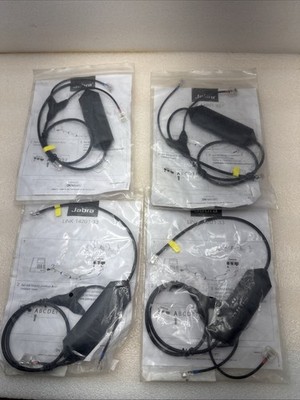 Lot of 4 Jabra Link 14201-33 Avaya Ehs Adapter