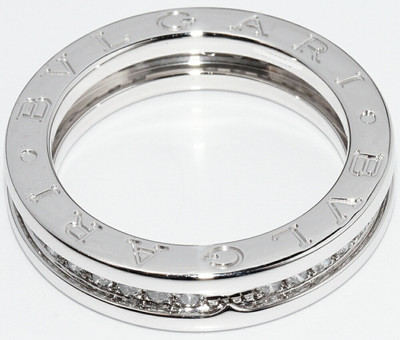 BVLGARI B-Zero1 XS Ring Diamond K18WG US#6.25 P0031913 | eBay