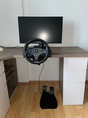 Thrustmaster T100 Force Feedback Lenkrad + Pedale Top Zustand