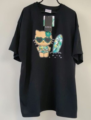 Hello Kitty Me Jane Suntan Kitty Surfing Sunglasses T-shirt Sanrio