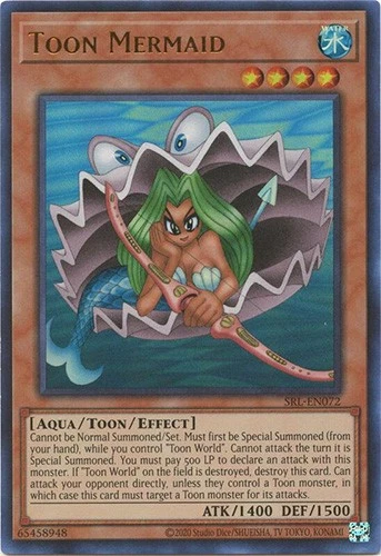 Yu-Gi-Oh Card - SRL-EN072 - TOON MERMAID (ultra rare holo) - NM/M