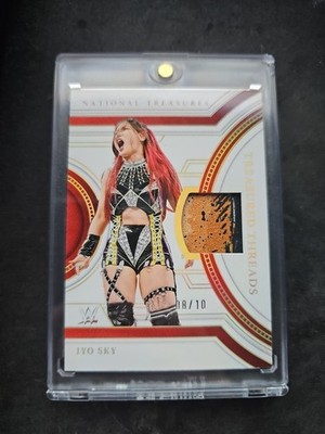 2024 National Treasures WWE Iyo Sky Treasured Threads /10 Patch #TT-IYO