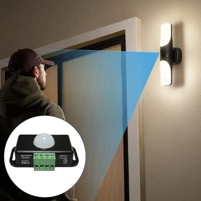 Energy Saving Motion Sensors Switch For LED Lighting Systems Easy Installation