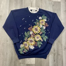 VTG 90s Big Sunflower Nature Size Women s XL ...