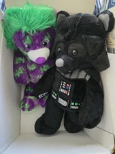 Brand New Rare Build A Bears Star Wars Darth Vader & Joker BAB