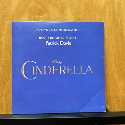 CINDERELLA Patrick Doyle Best Original Score PROMO CD FYC Disney