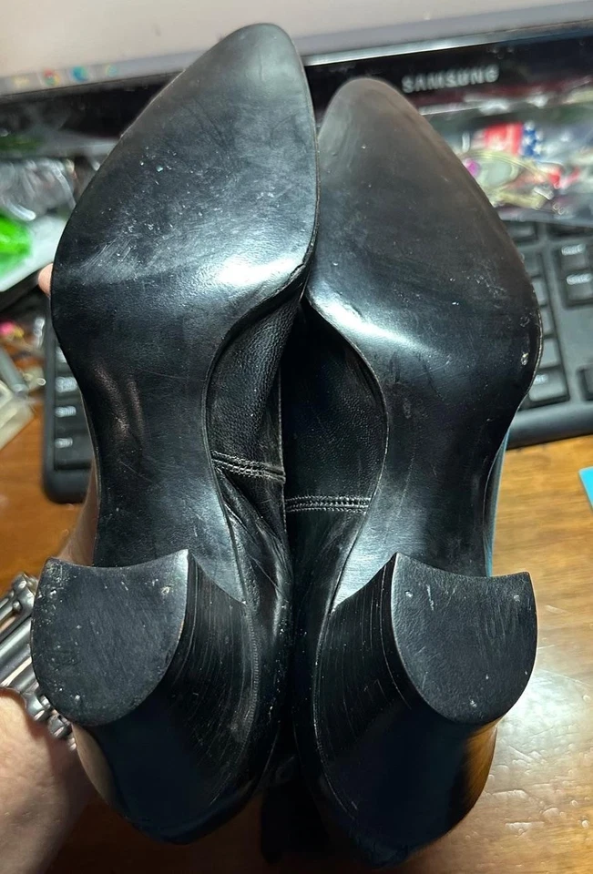 Antique The Selby Shoe Co. Edwardian Victorian Lace Up Black Boots New w/Issues - Image 3 of 4