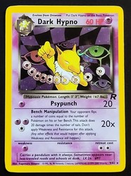 Dark Hypno 9/82 Team Rocket Holo Rare