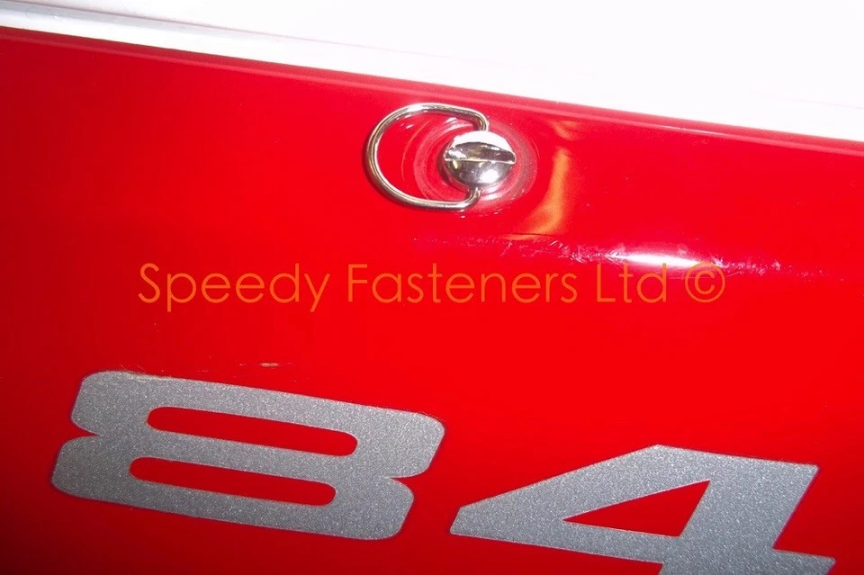 Ducati 1098 1198 848 18x dzus Viti Borchie Clip + Inox carenatura kit bulloni - Immagine 3 di 4