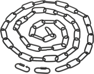 6 Fuß Beleuchtung hängende Kette, Metall Schlaufenkette mit Schnellglied Schraubverschluss Conne