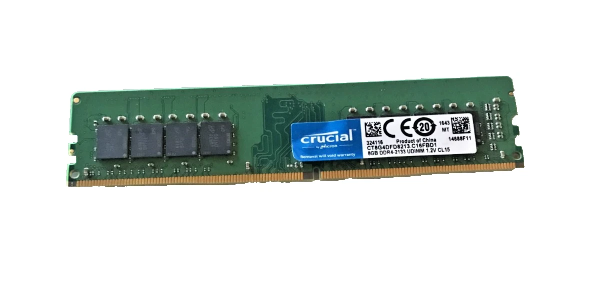 Crucial DDR4 SDRAM 8 GB Total Capacity Memory (RAM) for sale | eBay