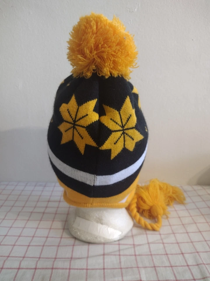 Missouri Mizzou Tigers Gorro Pom Invierno Gorra Sombrero Naranja Negro Hombre Mujer Tejido Foto 4 de 4