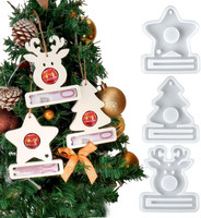 Silikonform Weihnachtsbaum Stern Schneeflocken Rentier GießFormen Diy Weihnachte