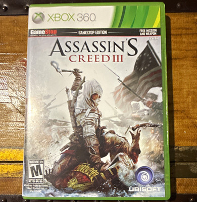 Assassin's Creed III GameStop Edition - Xbox 360 - CIB