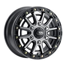 ITP SD10 Beadlock Grey/Matte Black UTV Wheel Front/Rear 15x7 6x5.5 (6+1)