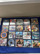 Lot Of 20 - Plane/war/racing/more -PC CD-ROM Games.