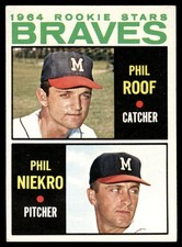 1964 Topps #541 Braves 1964 Rookie Stars (Phil Roof/Phil Niekro)