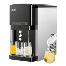 VEVOR Water Dispenser with Ice Maker 3-in-1 Countertop Water Cooler for Home