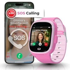 Kids Smartwatch 4G LTE GPS Phone for Kids with Calling, SOS, Camera, Parental...