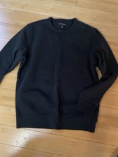Banana Republic Women's Medium Black Crew Neck Sweatshirt