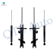 Front-Rear Set 4 Suspension Shock Strut Assembly For 2011-2019 Ford Fiesta