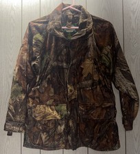 Cabela  s For Kids Seclusion 3D Camo Hunting Jacket Youth L Mesh Lined Pockets