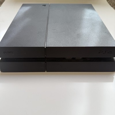 Sony PlayStation 4 PS4 500GB Black Console Factory Reset Tested W/ Power & HDMI