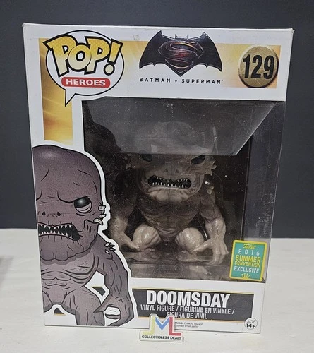 Funko POP Doomsday 129 SDCC 2016 6" Batman V Superman Villain Exclusive