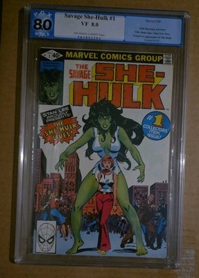 The Savage She-Hulk #1 PGX 8.0 1st She-Hulk Appearance VF (1980 Marvel Comics)