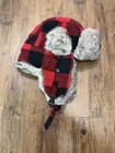 Yukon Tracks Rabbit Fur Trapper Hat Size L Red Buffalo Check — photo 1