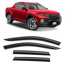 Tape-on Extra Durable Rain Guards for Hyundai Santa For Santa Cruz 2022-2026