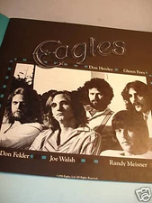 Eagles Tour Book 1976 Hotel California Band Glenn Frey Concert Walsh Don Henley