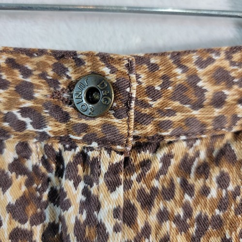 D&G Dolce & Gabbana Skirt Junior 4 Mini Leopard Print 5 Pocket Made In Italy - Picture 12 of 16