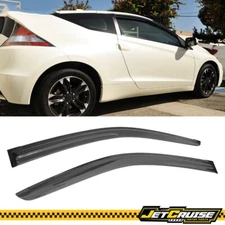 Fits 11-16 Honda CRZ Acrylic Mugen Style Window Visors Rain Sun Guard 2Pc Set