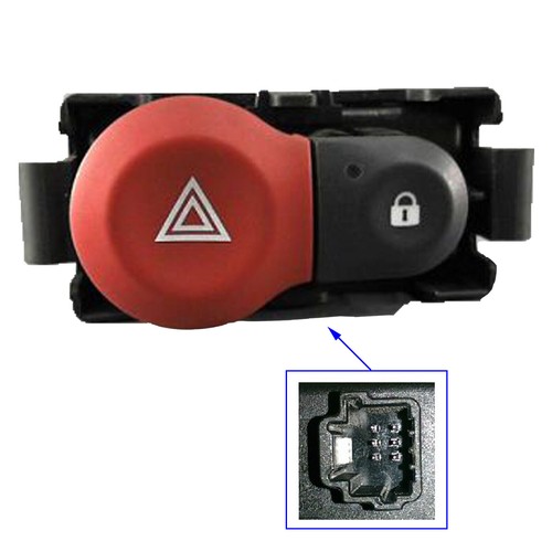 Bouton Feux De Détresse RENAULT - Réf 8200442724, V46-73-0016, NTY, Neuf
