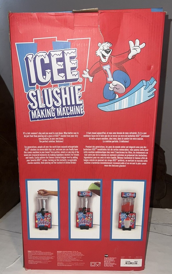 Icee Slushie Making Machine Makes 1/2 Gallon NEW Open Box Tested