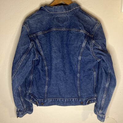 USA製　70506-0216 size：54 Vintage Levi's 70506 0216 Red Tab Sz 40 R Trucker Jean Jacket Dark