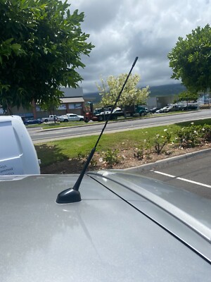 16'' inch Antenna Mast Fuba Black Power Radio AM/FM for HONDA FIT 2007-2020 New