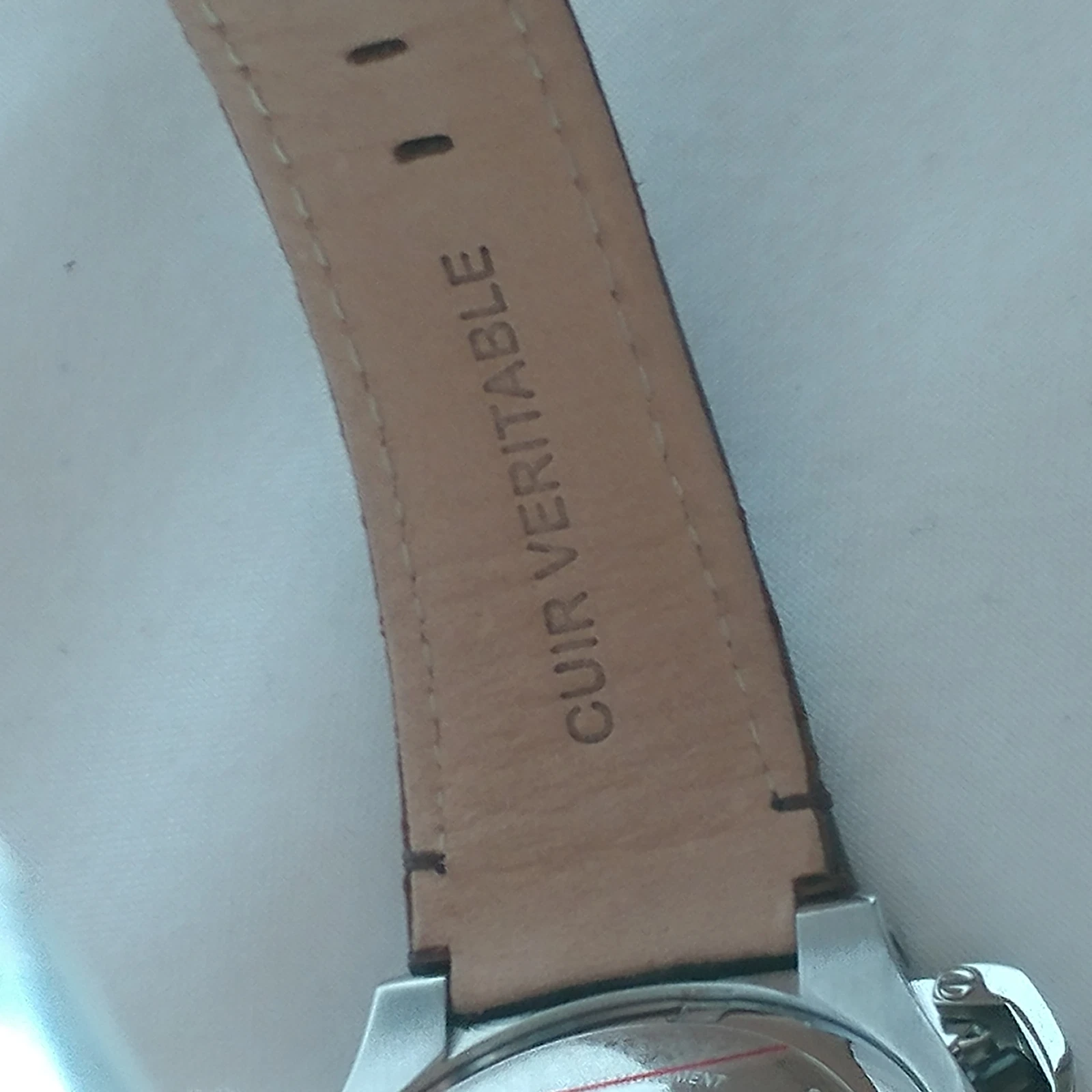 Baldinini | Men's Chronograph Leather Brown/Rose Gold Classy Watch | BD-34 - product detail image 2