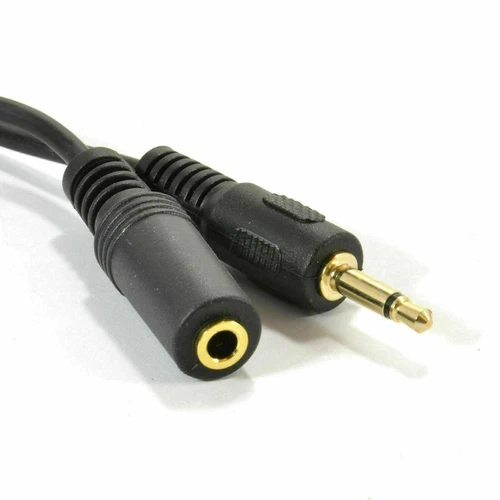 Câble D'Extension Jack Mono 3,5Mm Vers Prise 3,5Mm Audio 50Cm/1M/2M/3M