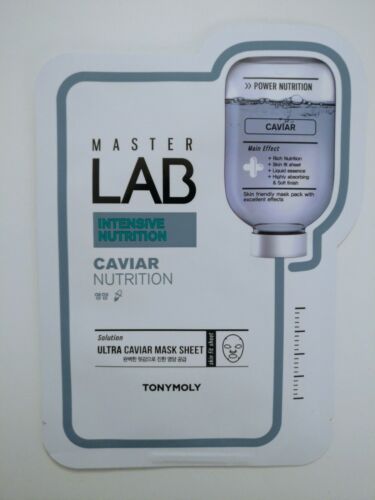 Tony Moly Master Lab Caviar Gesichtsmaske Tuchmaske Sheetmask KOREA - Bild 1 von 1