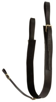 OUTRIDER BY TOUGH 1 Australian Saddle Back Flank Strap - Leather - Black or Brown - Back Cinch